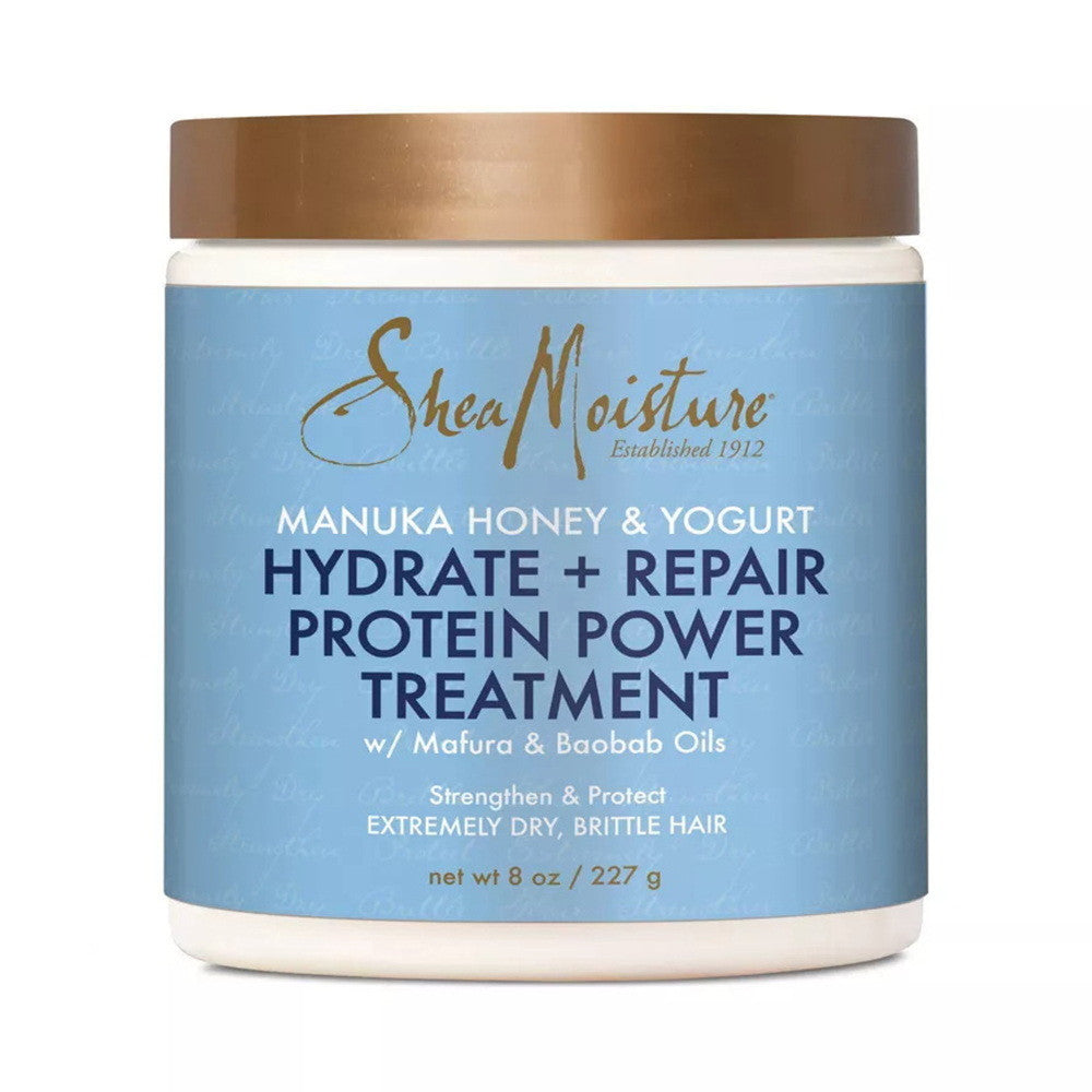 Shea Moisture Manuka Honey And Yogurt Hydrate Plus Repair Protein Power Treatment, 8 Oz